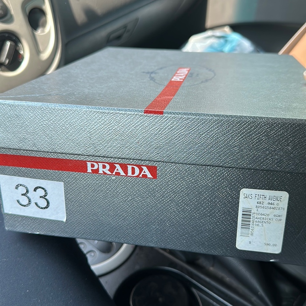 Silver Prada shoes - Picture 3 of 3